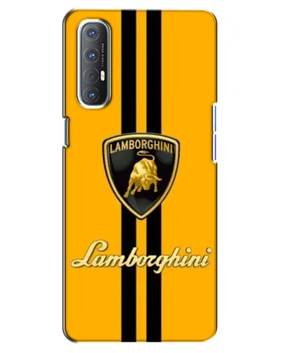 Чехол для OPPO Reno 3 Pro с картинкой «Lamborghini Stripe желтый» Чехол для OPPO Reno 3 Pro с картинкой «Lamborghini Stripe желтый»