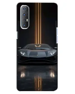 Чехол для OPPO Reno 3 Pro с картинкой «Lamborghini золотые линии» Чехол для OPPO Reno 3 Pro с картинкой «Lamborghini золотые линии»