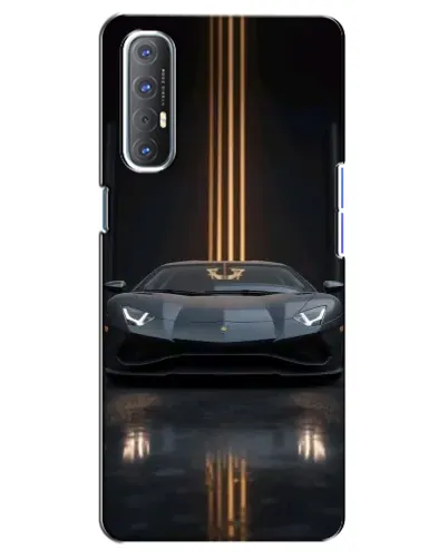 Чехол для OPPO Reno 3 Pro с картинкой «Lamborghini золотые линии» Чехол для OPPO Reno 3 Pro с картинкой «Lamborghini золотые линии»