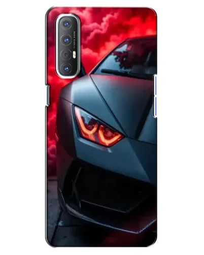 Чехол для OPPO Reno 3 Pro с картинкой «Lamborghini красное сияние» Чехол для OPPO Reno 3 Pro с картинкой «Lamborghini красное сияние»