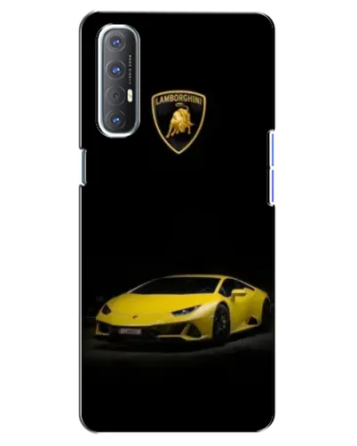 Чехол для OPPO Reno 3 Pro с картинкой «Lamborghini желтый акцент» Чехол для OPPO Reno 3 Pro с картинкой «Lamborghini желтый акцент»