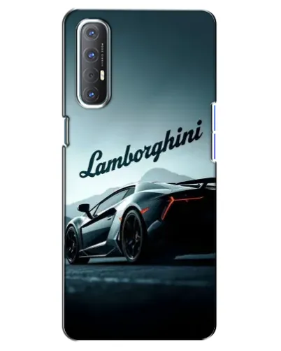 Чехол для OPPO Reno 3 Pro с картинкой «Классическая надпись Lamborghini» Чехол для OPPO Reno 3 Pro с картинкой «Классическая надпись Lamborghini»