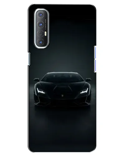 Чехол для OPPO Reno 3 Pro с картинкой «Черный Lamborghini Aventador» Чехол для OPPO Reno 3 Pro с картинкой «Черный Lamborghini Aventador»