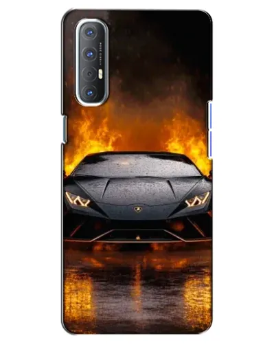 Чехол для OPPO Reno 3 Pro с картинкой «Lamborghini в огне» Чехол для OPPO Reno 3 Pro с картинкой «Lamborghini в огне»