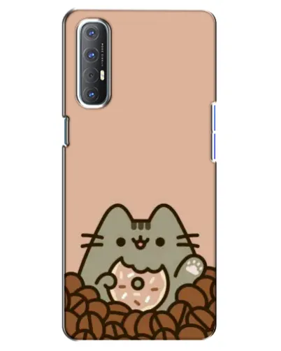 Чехол для OPPO Reno 3 Pro с картинкой «Кофейный Пушин»