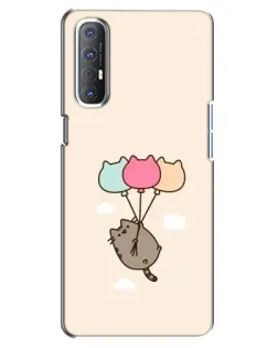 Чехол для OPPO Reno 3 Pro с картинкой «Пушин на шариках»