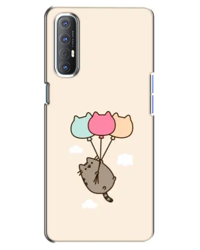 Чехол для OPPO Reno 3 Pro с картинкой «Пушин на шариках»