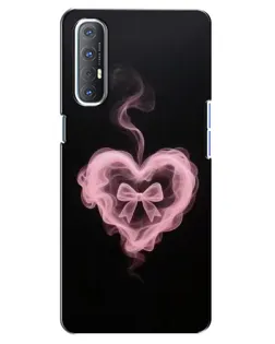 Чехол для OPPO Reno 3 Pro с картинкой «Дымчатое сердце»