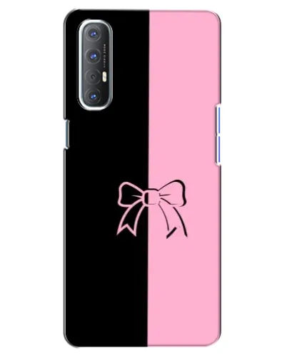 Чехол для OPPO Reno 3 Pro с картинкой «Половинки банта» Чехол для OPPO Reno 3 Pro с картинкой «Половинки банта»