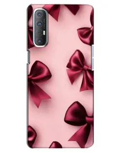 Чехол для OPPO Reno 3 Pro с картинкой «Бордовый атлас»