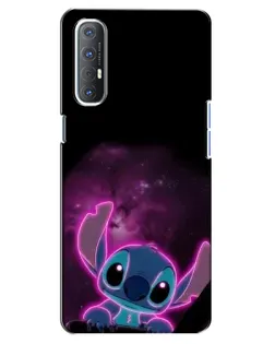 Чехол для OPPO Reno 3 Pro с картинкой «Неоновый Stitch» Чехол для OPPO Reno 3 Pro с картинкой «Неоновый Stitch»