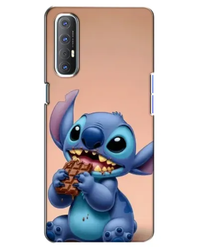 Чехол для OPPO Reno 3 Pro с картинкой «Стич ест шоколад» Чехол для OPPO Reno 3 Pro с картинкой «Стич ест шоколад»