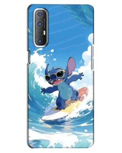 Чехол для OPPO Reno 3 Pro с картинкой «Стич на волне» Чехол для OPPO Reno 3 Pro с картинкой «Стич на волне»