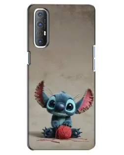 Чехол для OPPO Reno 3 Pro с картинкой «Стич на коричневом фоне» Чехол для OPPO Reno 3 Pro с картинкой «Стич на коричневом фоне»