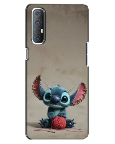 Чехол для OPPO Reno 3 Pro с картинкой «Стич на коричневом фоне» Чехол для OPPO Reno 3 Pro с картинкой «Стич на коричневом фоне»