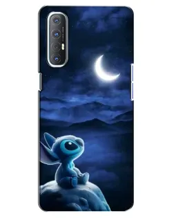 Чехол для OPPO Reno 3 Pro с картинкой «Лунная ночь Стича» Чехол для OPPO Reno 3 Pro с картинкой «Лунная ночь Стича»