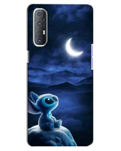Чехол для OPPO Reno 3 Pro с картинкой «Лунная ночь Стича» Чехол для OPPO Reno 3 Pro с картинкой «Лунная ночь Стича»