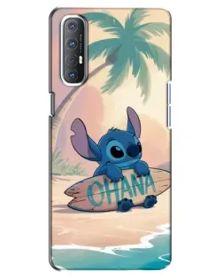 Чехол для OPPO Reno 3 Pro с картинкой «Стич на серфе» Чехол для OPPO Reno 3 Pro с картинкой «Стич на серфе»