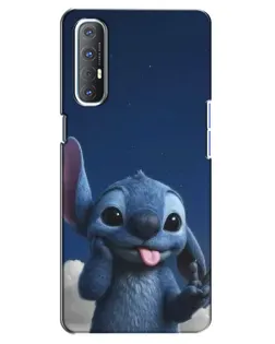 Чехол для OPPO Reno 3 Pro с картинкой «Стич в облаках» Чехол для OPPO Reno 3 Pro с картинкой «Стич в облаках»
