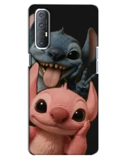Чехол для OPPO Reno 3 Pro с картинкой «Стич и Ангел» Чехол для OPPO Reno 3 Pro с картинкой «Стич и Ангел»