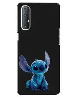 Чехол для OPPO Reno 3 Pro с картинкой «Стич на черном» Чехол для OPPO Reno 3 Pro с картинкой «Стич на черном»