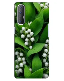 Чехол для OPPO Reno 3 Pro с картинкой «Ландыши в зелени»