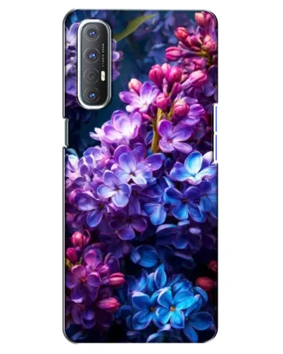 Чехол для OPPO Reno 3 Pro с картинкой «Сиреневый цвет»
