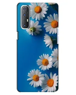 Чехол для OPPO Reno 3 Pro с картинкой «Белоснежные маргаритки»