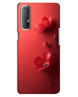 Чехол для OPPO Reno 3 Pro с картинкой «Маковые соцветия»