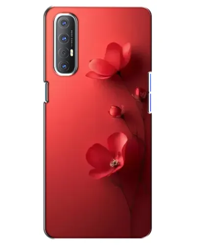 Чехол для OPPO Reno 3 Pro с картинкой «Маковые соцветия»