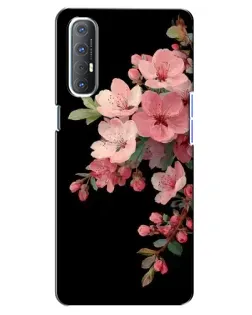 Чехол для OPPO Reno 3 Pro с картинкой «Розовая ветка сакуры»