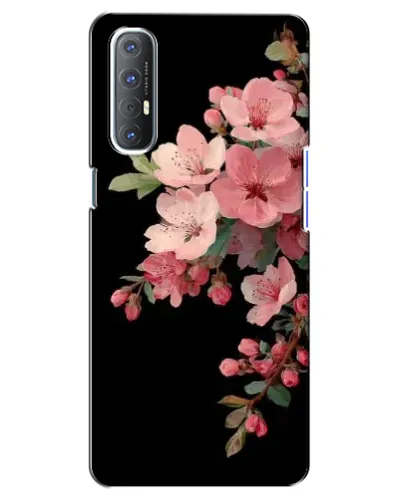 Чехол для OPPO Reno 3 Pro с картинкой «Розовая ветка сакуры»