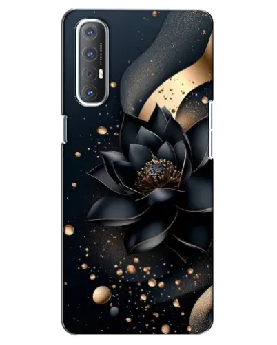 Чехол для OPPO Reno 3 Pro с картинкой «Черный лотос»