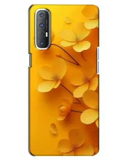 Чехол для OPPO Reno 3 Pro с картинкой «Золотые лепестки»