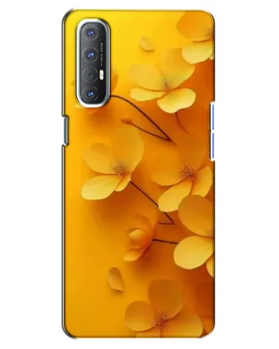 Чехол для OPPO Reno 3 Pro с картинкой «Золотые лепестки»