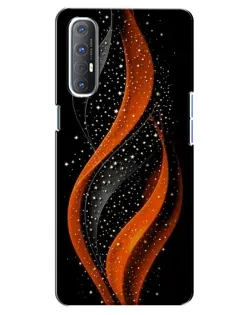 Чехол для OPPO Reno 3 Pro с картинкой «Огненная звездная волна»