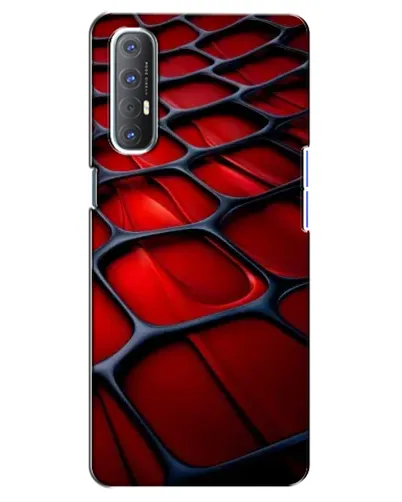 Чехол для OPPO Reno 3 Pro с картинкой «Красная глянцевая сетка» Чехол для OPPO Reno 3 Pro с картинкой «Красная глянцевая сетка»