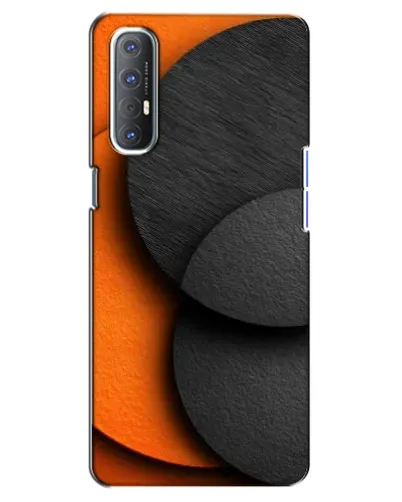 Чехол для OPPO Reno 3 Pro с картинкой «Геометрия оранжевых кругов» Чехол для OPPO Reno 3 Pro с картинкой «Геометрия оранжевых кругов»