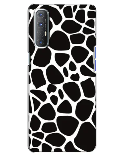 Чехол для OPPO Reno 3 Pro с картинкой «Черно-белый жираф» Чехол для OPPO Reno 3 Pro с картинкой «Черно-белый жираф»