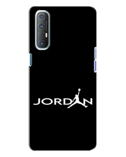 Чехол для OPPO Reno 3 с картинкой «Jordan White Logo» Чехол для OPPO Reno 3 с картинкой «Jordan White Logo»