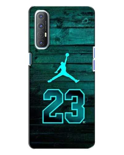 Чехол для OPPO Reno 3 с картинкой «Jordan Cyan 23» Чехол для OPPO Reno 3 с картинкой «Jordan Cyan 23»