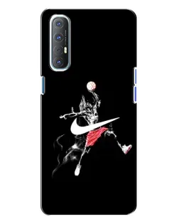 Чехол для OPPO Reno 3 с картинкой «Jordan Jumpman»