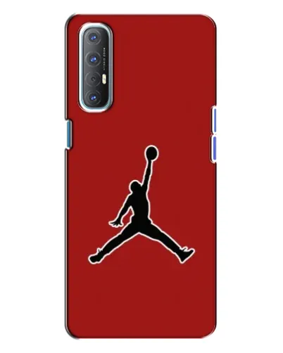 Чехол для OPPO Reno 3 с картинкой «Jordan Red Back» Чехол для OPPO Reno 3 с картинкой «Jordan Red Back»