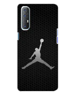 Чехол для OPPO Reno 3 с картинкой «Jordan Dark Carbon»