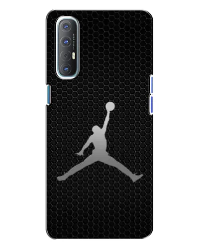 Чехол для OPPO Reno 3 с картинкой «Jordan Dark Carbon» Чехол для OPPO Reno 3 с картинкой «Jordan Dark Carbon»