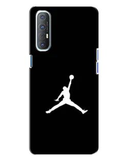 Чехол для OPPO Reno 3 с картинкой «Jordan Silhouette»