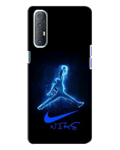 Чехол для OPPO Reno 3 с картинкой «Jordan Neon Blue» Чехол для OPPO Reno 3 с картинкой «Jordan Neon Blue»