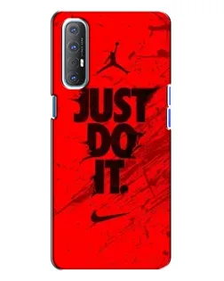 Чехол для OPPO Reno 3 с картинкой «Nike Just Do It»