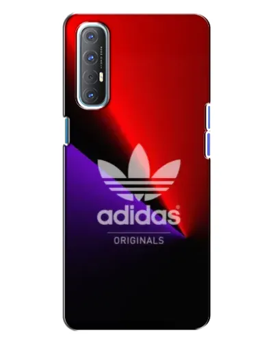 Чехол для OPPO Reno 3 с картинкой «Adidas Red Neon» Чехол для OPPO Reno 3 с картинкой «Adidas Red Neon»