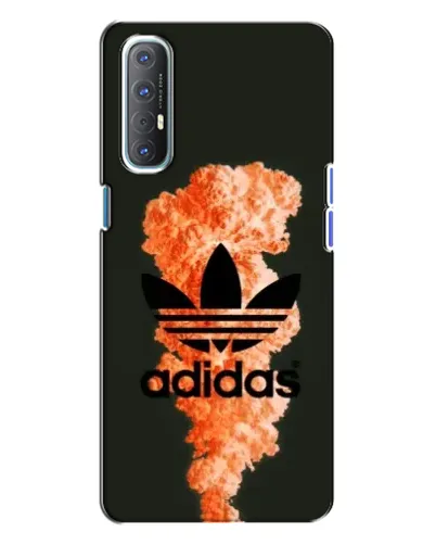 Чехол для OPPO Reno 3 с картинкой «Оранжевый дым Adidas» Чехол для OPPO Reno 3 с картинкой «Оранжевый дым Adidas»